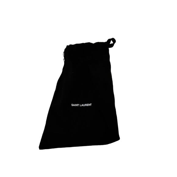 Saint Laurent Berlingo YSL Quilted Metallic Bag Charm*Brand-New w/Dustbag! Gold - Picture 4 of 11